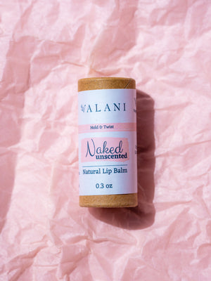 Naked Unscented Skin Care Zero Waste Vegan Lip Balms - VALANI sustainable, vegan, ethical