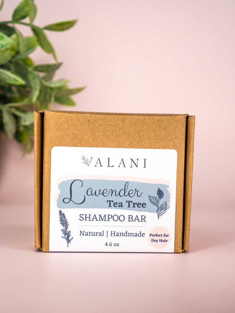 
            
                Load image into Gallery viewer, Lavender Tea Tree Shampoo Bar - VALANI sustainable, vegan, ethical 
            
        