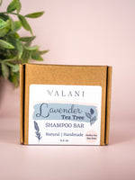 Lavender Tea Tree Shampoo Bar - VALANI sustainable, vegan, ethical 