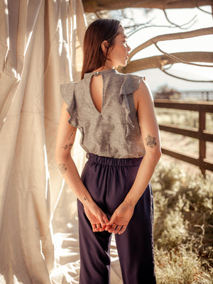 
            
                Load image into Gallery viewer, Leang Hemp Top - VALANI sustainable, vegan, ethical women&amp;#39;s clothing
            
        
