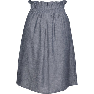 Bottoms Nora Paperbag Midi Hemp Skirt - Made in USA - VALANI sustainable, vegan, ethical women's clothing