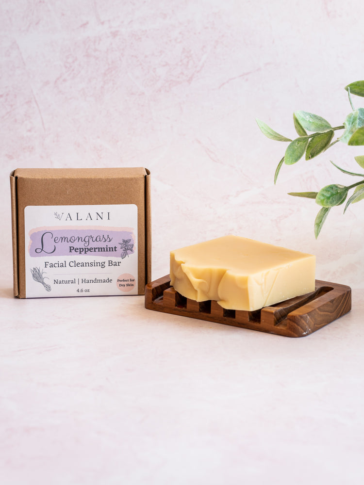 
            
                Load image into Gallery viewer, Lemongrass peppermint facial cleansing bar - all natural, vegan
            
        