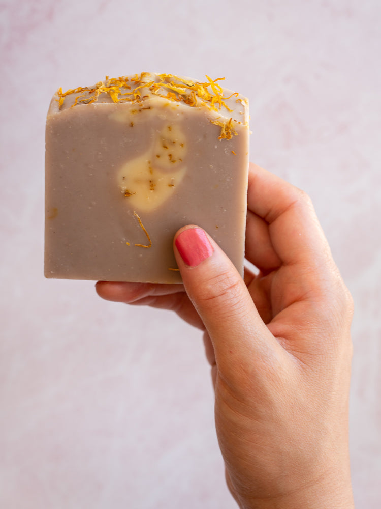 
            
                Load image into Gallery viewer, Lemongrass Lavender facial cleansing bar - all natural, vegan
            
        